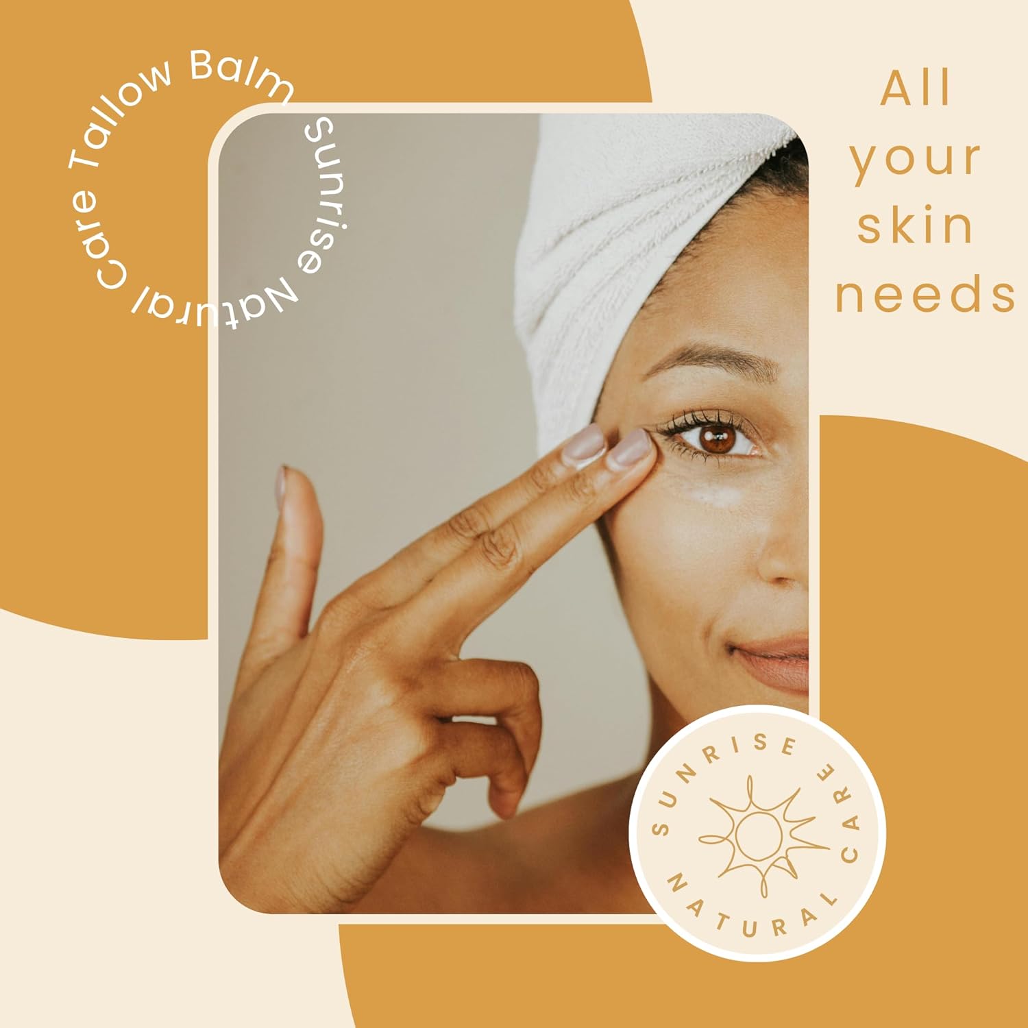 Sunrise Natural Care Unwhipped Honey And Tallow Balm - Body And Face Moisturizer - 100% Grass Fed Beef Tallow - 4 Ounces - Lavender : Beauty & Personal Care