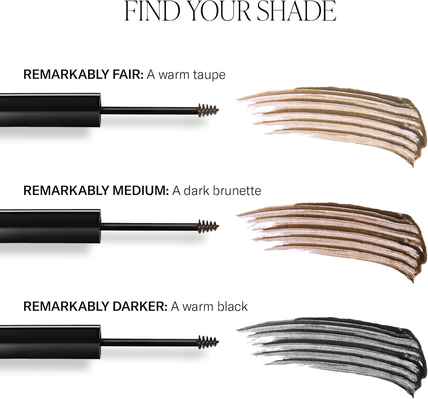 Mii Cosmetics Brow by Mii Sculpting Brow Builder Tint, Creamy Eyebrow Mascara with Fibres, Highly Pigmented for Fuller-Looking Eyebrows, Smudge-Proof & Long-Lasting, Warm Taupe, Remarkably Fair : Amazon.co.uk: Beauty
