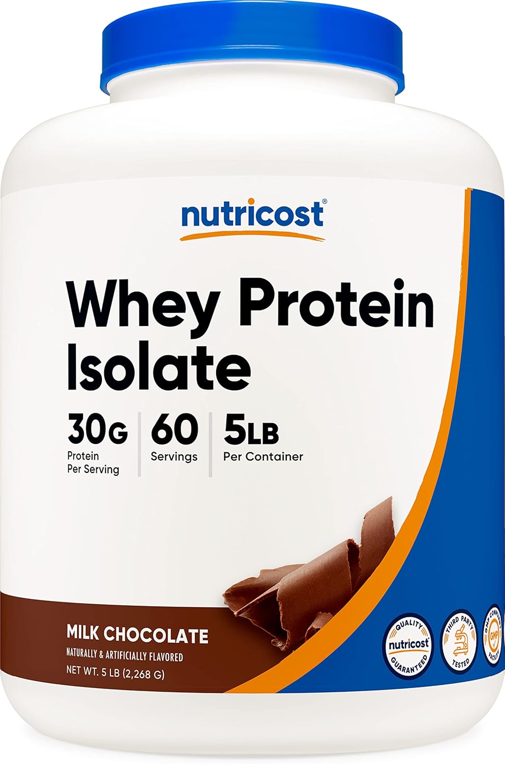 Nutricost Whey Protein Isolate Powder (Milk Chocolate) 5S