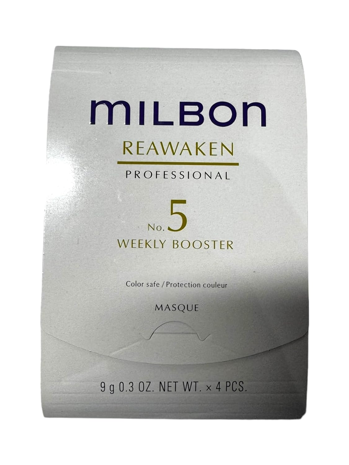 Milbon No. 5 Reawaken Professional Weekly Booster Hair Masque Color Safe 4 X 0.3 Fl. Oz