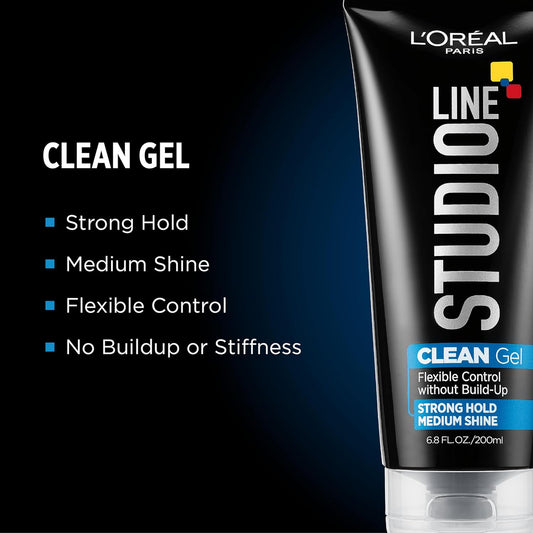 L'Oreal Paris Studio Line Clear Minded Clean Gel - Strong Hold 6.8 Fl; Oz