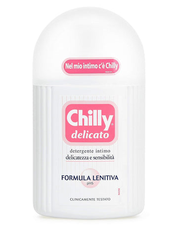 Chilly:"Formula Lenitiva" ("Lenitive Formula") Delicate Intimate Cleanser 6.76 Fluid Ounce (200ml) Package [ Italian Import ]