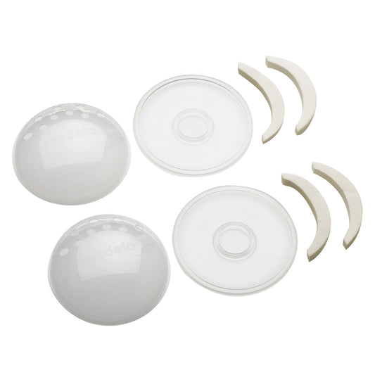 Medela Softshells Breast Shells For Flat Or Inverted Nipples, Discreet Breast Shells For Your Unique Body, Flexible And Easy To Wear, Made Without Bpa