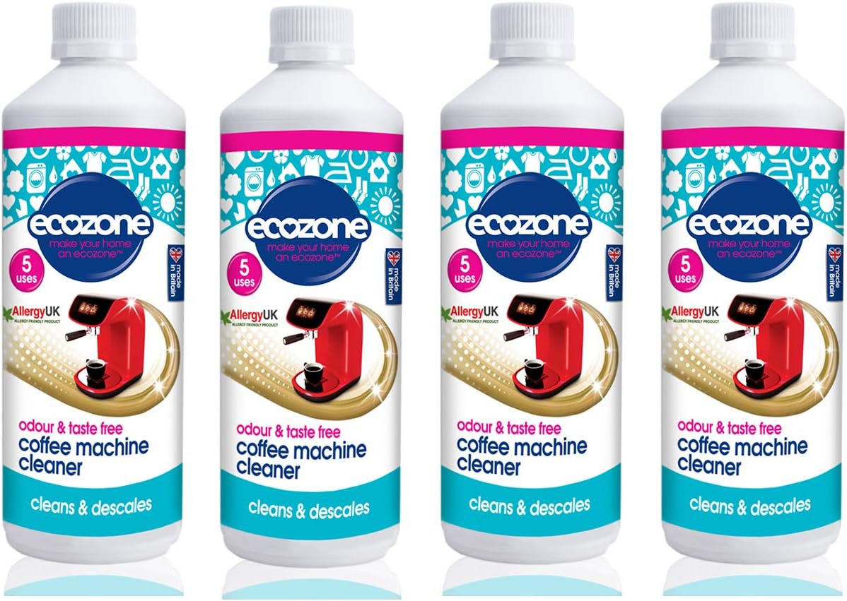 Ecozone Coffee Machine Descaler. Pack Of 4