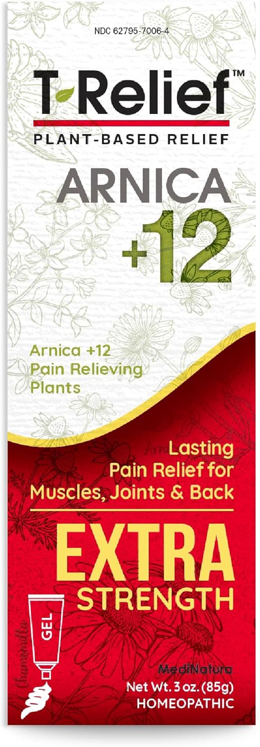 MediNatura T-Relief Extra Strength Gel Arnica +12 Natural Relieving Ac