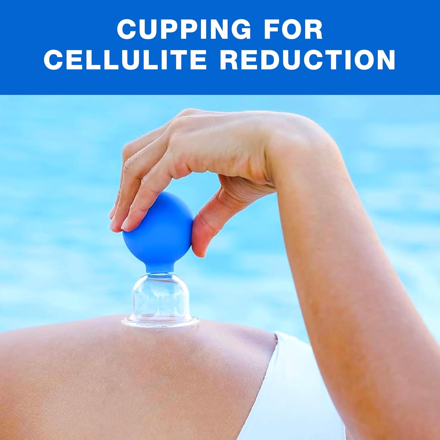 Lure Essentials Glass Face And Body Cupping Cup Size 1 Large Massage Cup For Face, Chest, Cellulite And Lymphatic Drainage : Health & Household