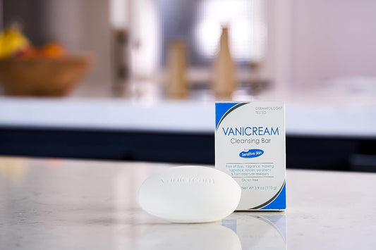 Vanicream Cleansing Bar | Fragrance, Gluten and Sulfate Free | For Sensitive Skin | Gently Cleanses and Moisturizes, 3.9 Ounce (Pack of 12)