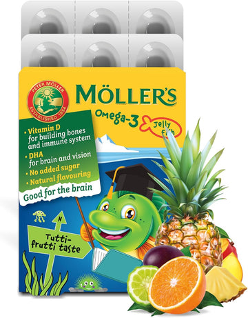 Moller’s ® | Omega 3 Jellies for Children | Tutti Frutti | 36 CapsulesMollers-7070866030278