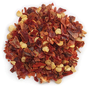 Frontier Co-Op Crushed Red Chili Peppers, 1-Pound Bag, Certified Organic Red Chili Flakes For Mexican & African Cooking