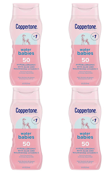 Coppertone Water Babies Non-Irritating Lotion With Spf 50 (Pack Of 4)