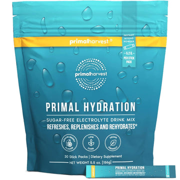 Electrolytes Powder Packets Primal Hydration by Primal Harvest, Easy O