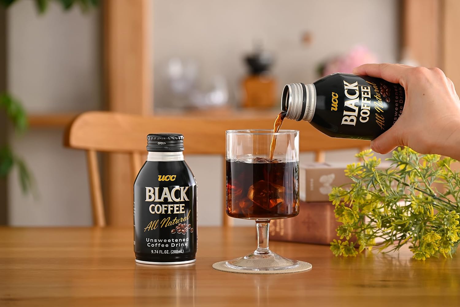 Ucc Ready To Drink Black Coffee, 9.74 Fl Oz (Pack Of 24), All Natural Unsweetened Coffee, Instant Drinks, Ingredients Water & Coffee, Smooth And Creamy, Convenient Bottle, Imported From Japan