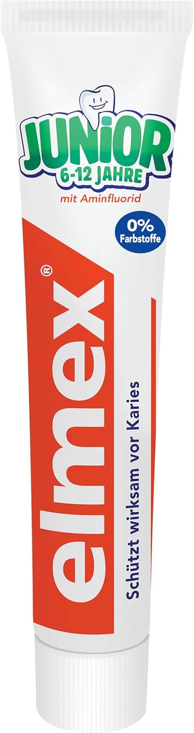 Elmex Junior Toothpaste, 6-Pack (6 X 75 Ml)