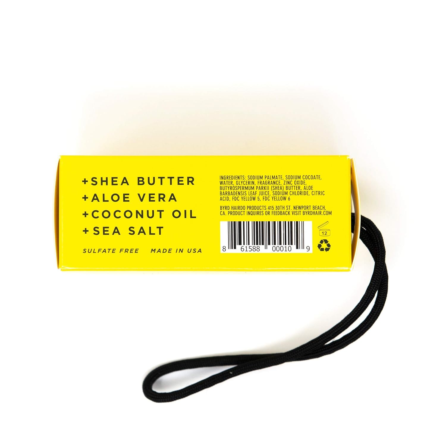 Byrd Hydrating Soap On A Rope – Daily Cleansing Face And Body Bar, With Shea Butter, Aloe Vera Gel And Sea Salt, 9 Oz : Beauty & Personal Care