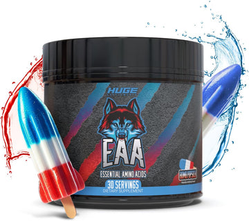 Huge Eaa Supplement, Highest Dosed Essential Amino Acids Powder, 12.85G Eaas & 8G Bcaas Per Serving, Maximize Muscle Growth, Recovery & Performance (Kiwi Blueberry, 17.73 Oz.)