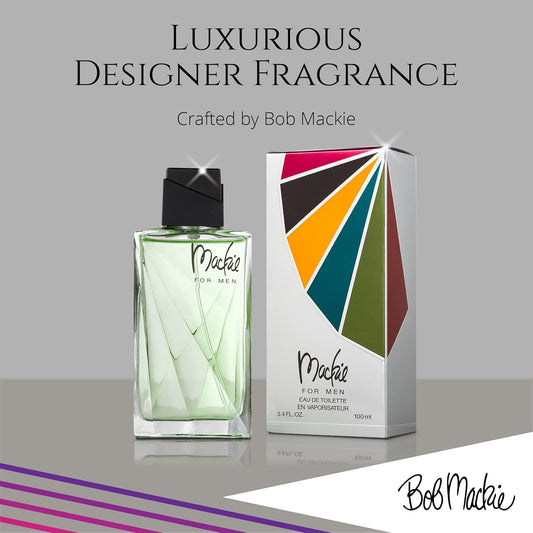 Bob Mackie Men’S Eau De Toilette Spray, Designer Fragrance For Him, 3.4 Oz