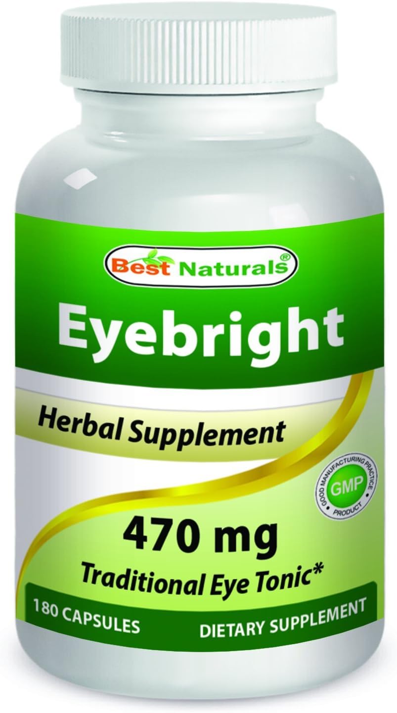 Best Naturals Eyebright 470 mg 180 Capsules