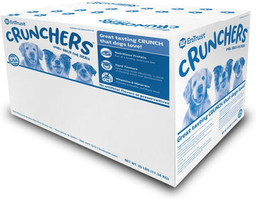 Blue Seal Entrust Crunchers Dog Treats Size Medium | Oven Baked, Premium Ingredients | Assortment | 25 Lb Box