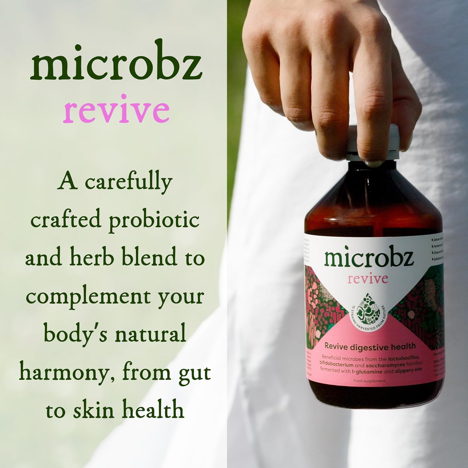 MICROBZ Women Liquid PROBIOTIC – Bio Culture Complex Probiotics for Gut Health, Digestive & Hormonal Support Supplement, Multi Strain Live Friendly Bacteria for Women - Vegan | 1 Month Supply : Amazon.co.uk: Health & Personal Care
