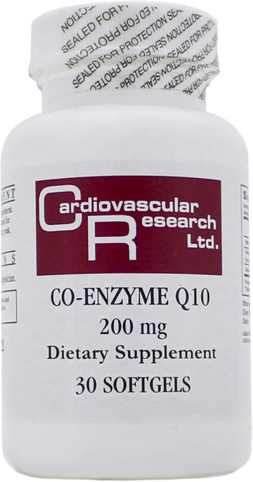 Cardiovascular Research Coenzyme Q10 200 Mg, White, 30 Count : Health & Household