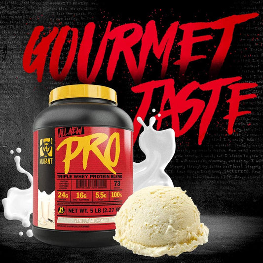Mutant Pro - Triple Whey Protein Powder Supplement - Time-Released for