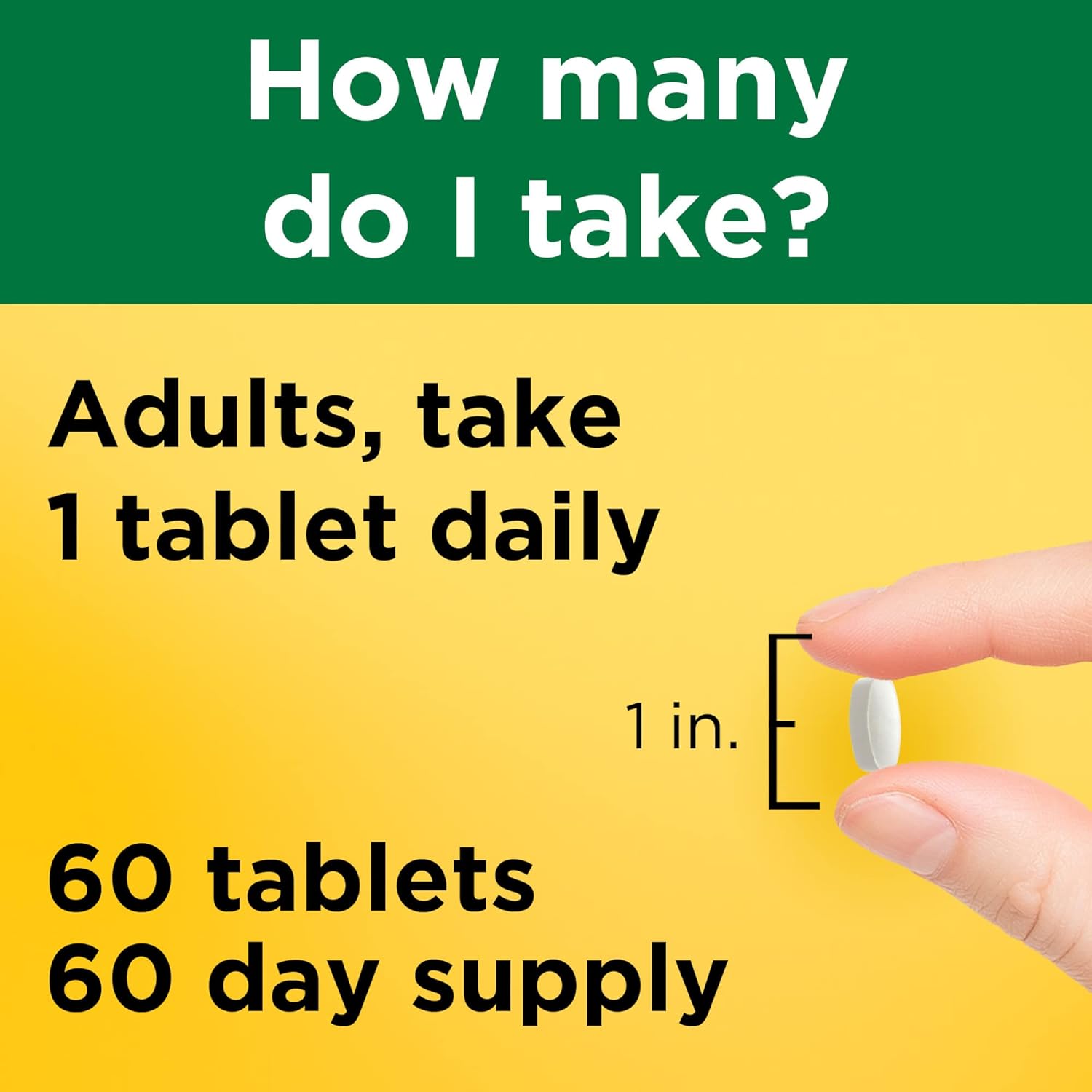 Nature Made L-Lysine 1000 Mg, Dietary Supplement, 60 Tablets, 60 Day Supply : Health & Household