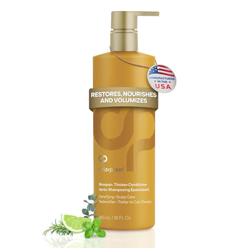 Colorproof Biorepair Thicken Conditioner For Thinning Color-Treated Hair, Nourishes & Stimulates Hair & Scalp, Thicker, Fuller Looking Hair, Sulfate-Free, Vegan
