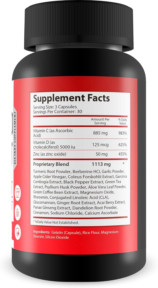 11 Second Secret Blood Support Supplement - Our Best Sugar Health Blood Health Formula - Advanced Blood Health Formula - Turmeric Berberine Cinnamon Gluco Support Supplement