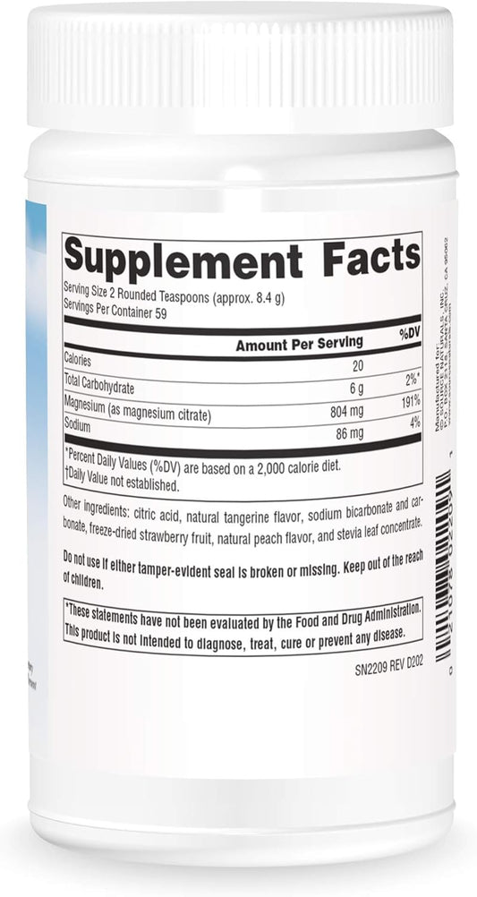 Source Naturals Serene Science Magnesium Serene, Peaceful Body*, Tangerine Flavored - 17.6 Ounce Powder