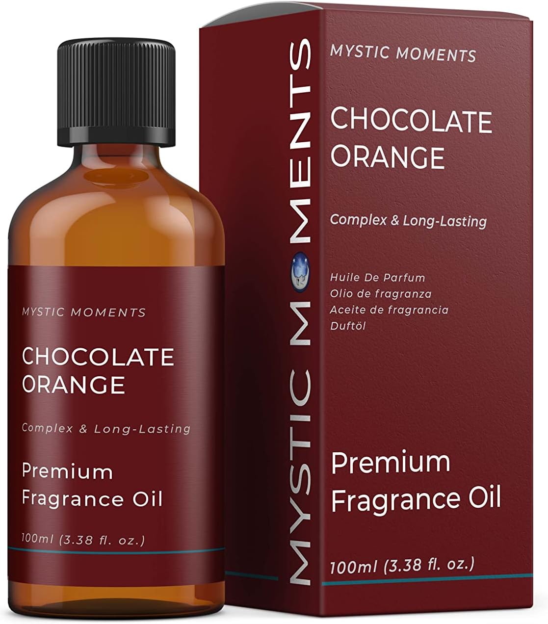 Mystic Moments | Chocolate Orange Fragrance Oil - 100Ml - Perfect For Soaps, Candles, Bath Bombs, Oil Burners, Diffusers And Skin & Hair Care Items
