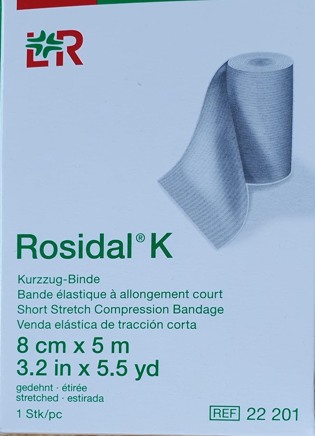 Rosidal K 8Cm X 5M Short Stretch Bandage