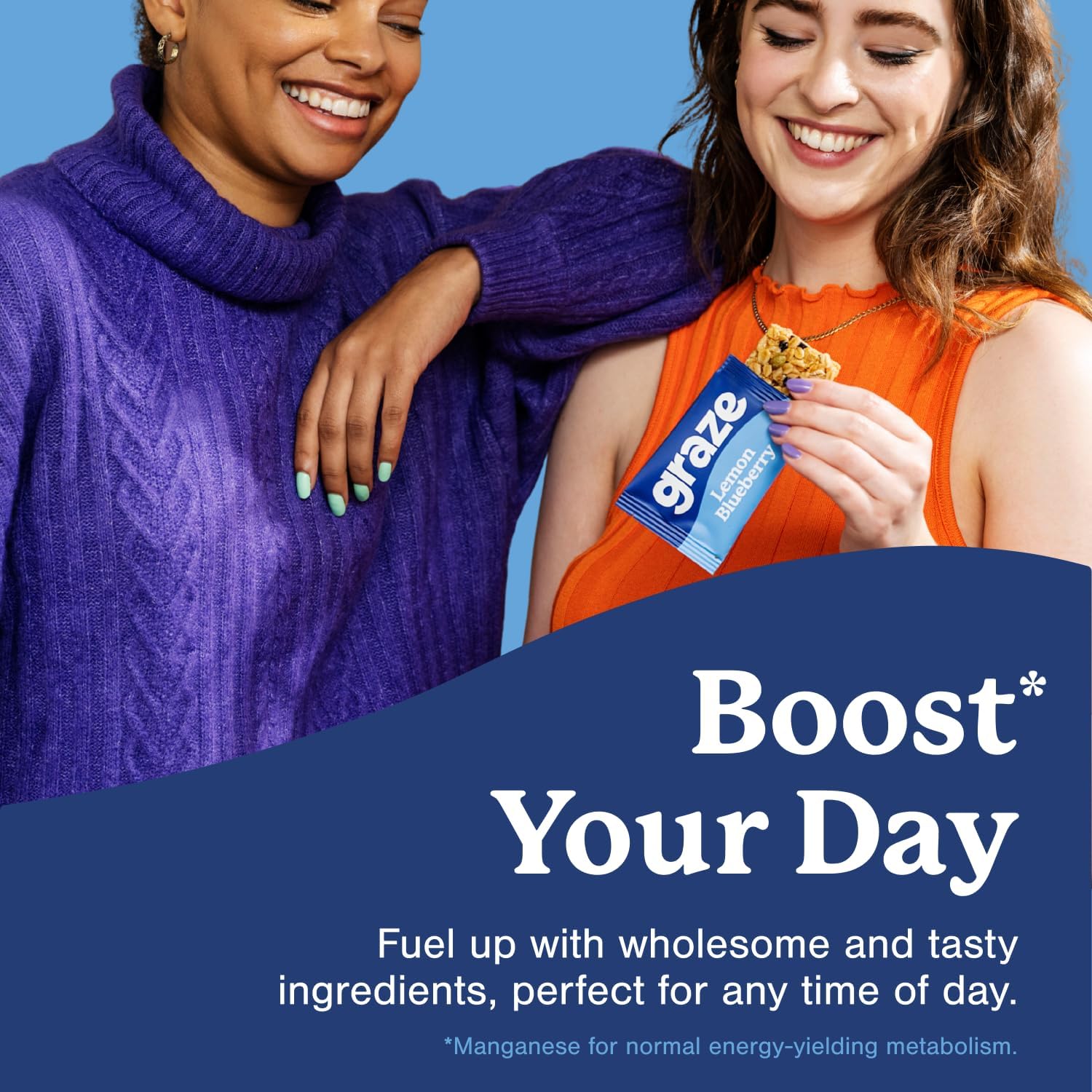 Graze Lemon Blueberry Superfood Oat Boost Bars - Vegetarian Snacks, Whole Oat - Packaging may vary - (28 Snacks - 7 Packs of 4 x 30g) : Amazon.co.uk: Grocery