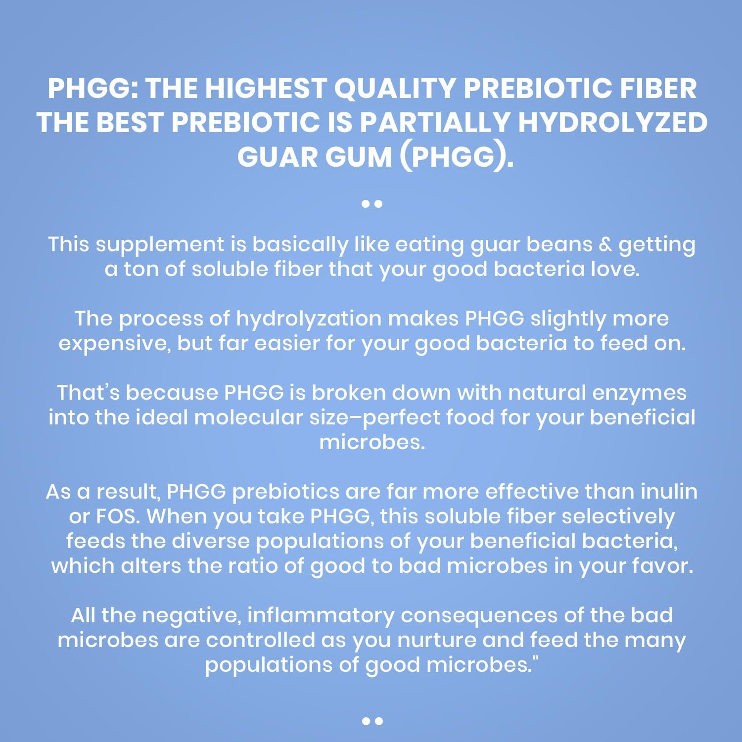 Perfect Pass Prebiotic Phgg Partially Hydrolyzed Guar Gum 210G Powder - 100% Natural Gluten Free Non Gmo - Certified Kosher Vegetarian Sugar Free : Health & Household