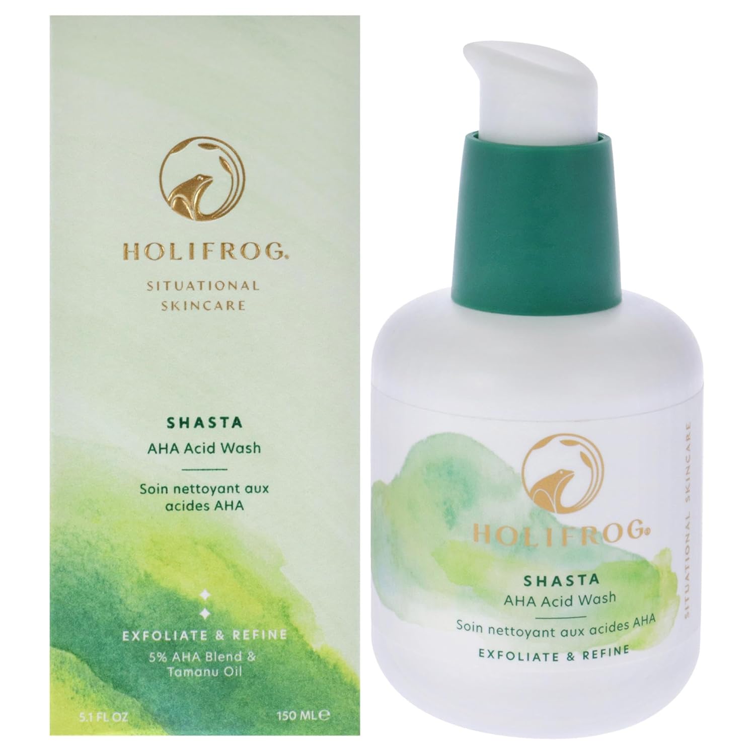 Holifrog Shasta Aha Acid Wash By Holifrog For Women - 5.1 Oz Cleanser : Beauty & Personal Care