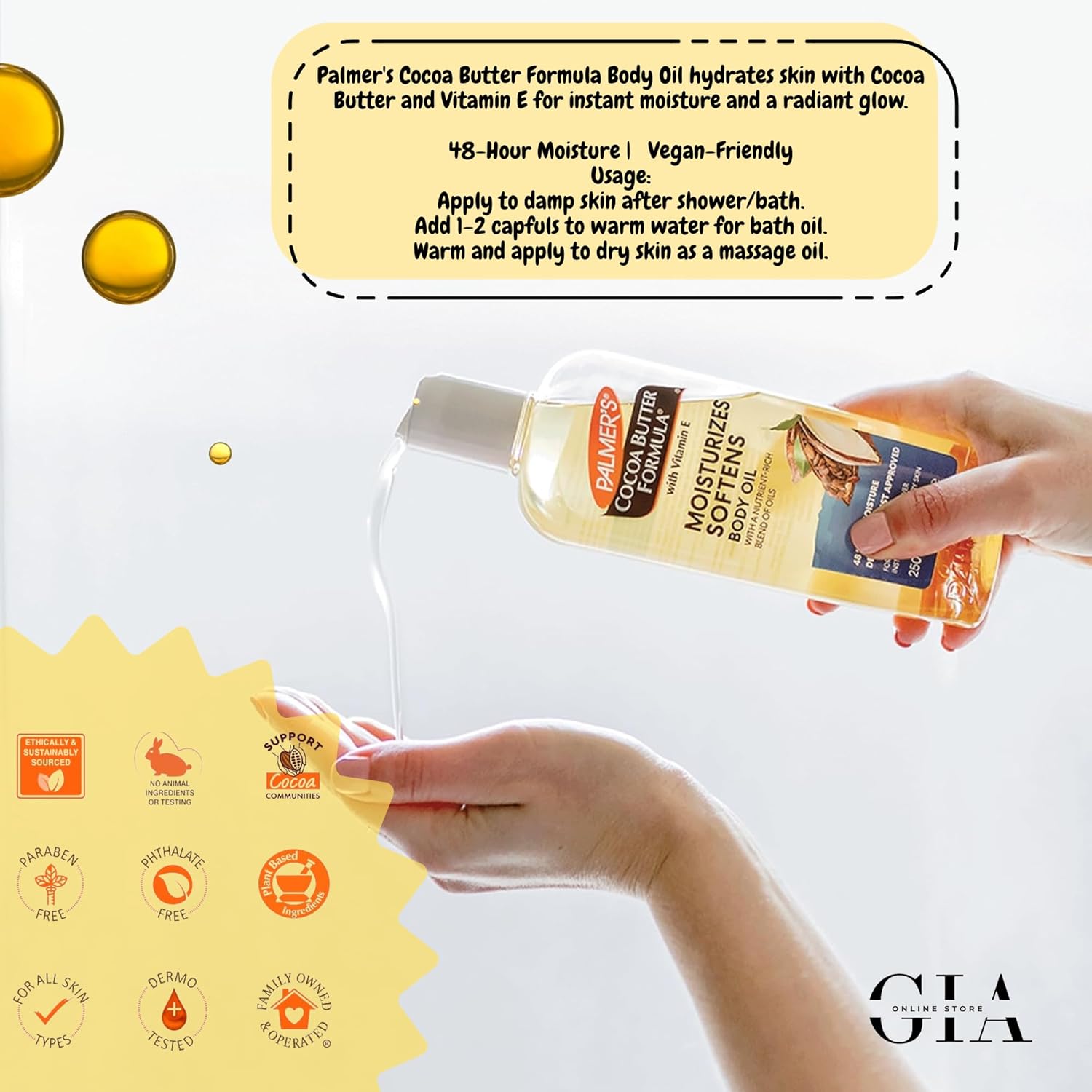 Palmer’s Cocoa Butter Formula Body Lotion & Moisturizing Oil Bundle, 2 x 250ml | Deep Hydration & Nourishment | For Dry, Rough, Sensitive Skin | Non-Greasy, Fast Absorbing : Amazon.co.uk: Beauty