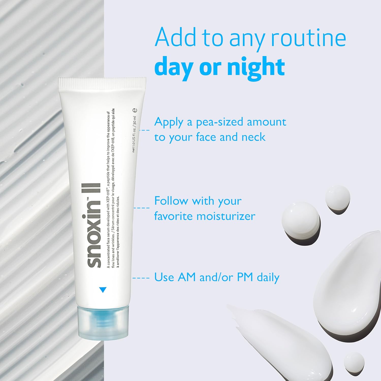 Indeed Labs Snoxin Ii™ | Biomimetic Neuropeptide, Matrixyl Synthe 6, & Perfection Peptide P3 Face Serum Blend | Am & Pm Wrinkle Serum For Women | Instant Smoothing Effect On Lines & Wrinkles, (30 Ml) : Beauty & Personal Care