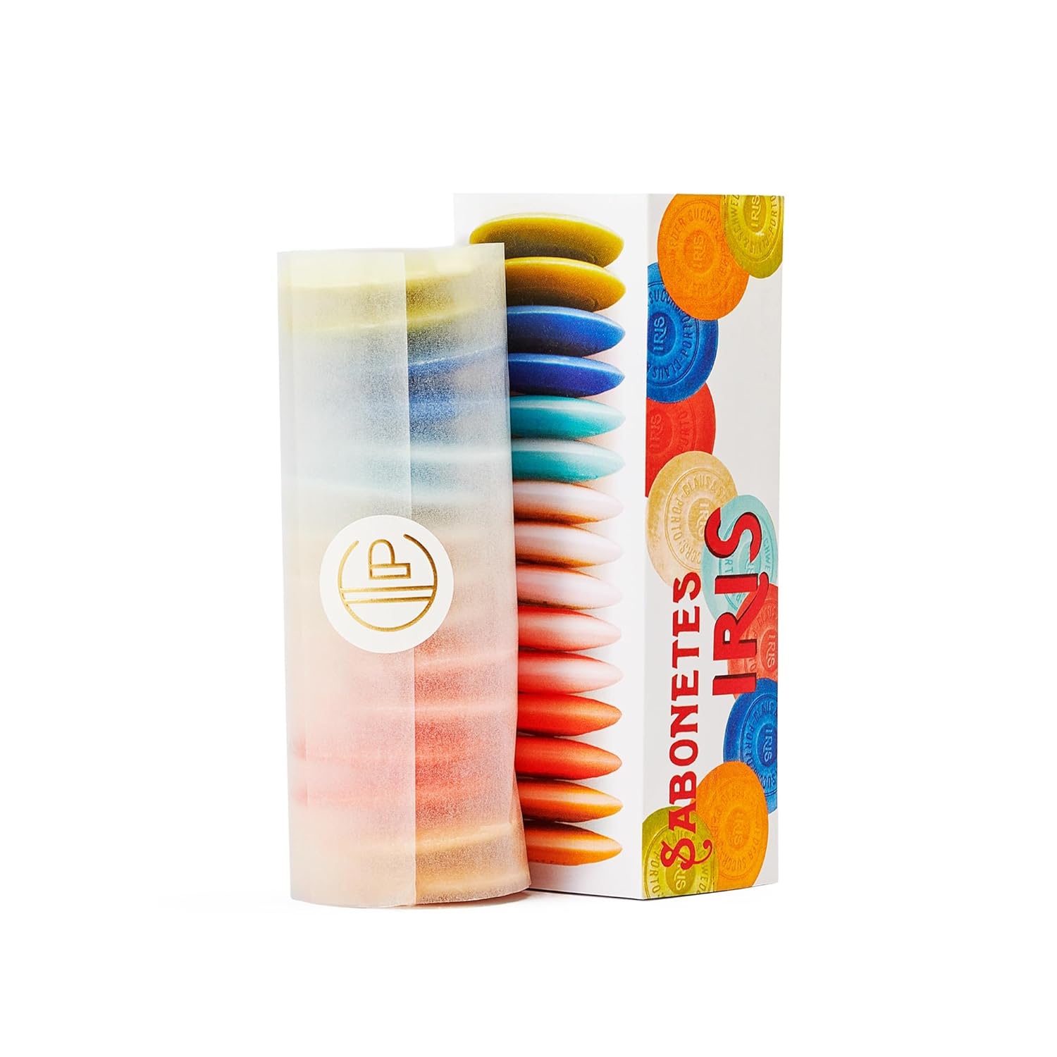 Claus Porto - Iris Guest Soap Box | 15 Soaps In 7 Fragrances | Rich, Smooth, Creamy | Handcrafted, Aromatic, Long Lasting (10G Each)