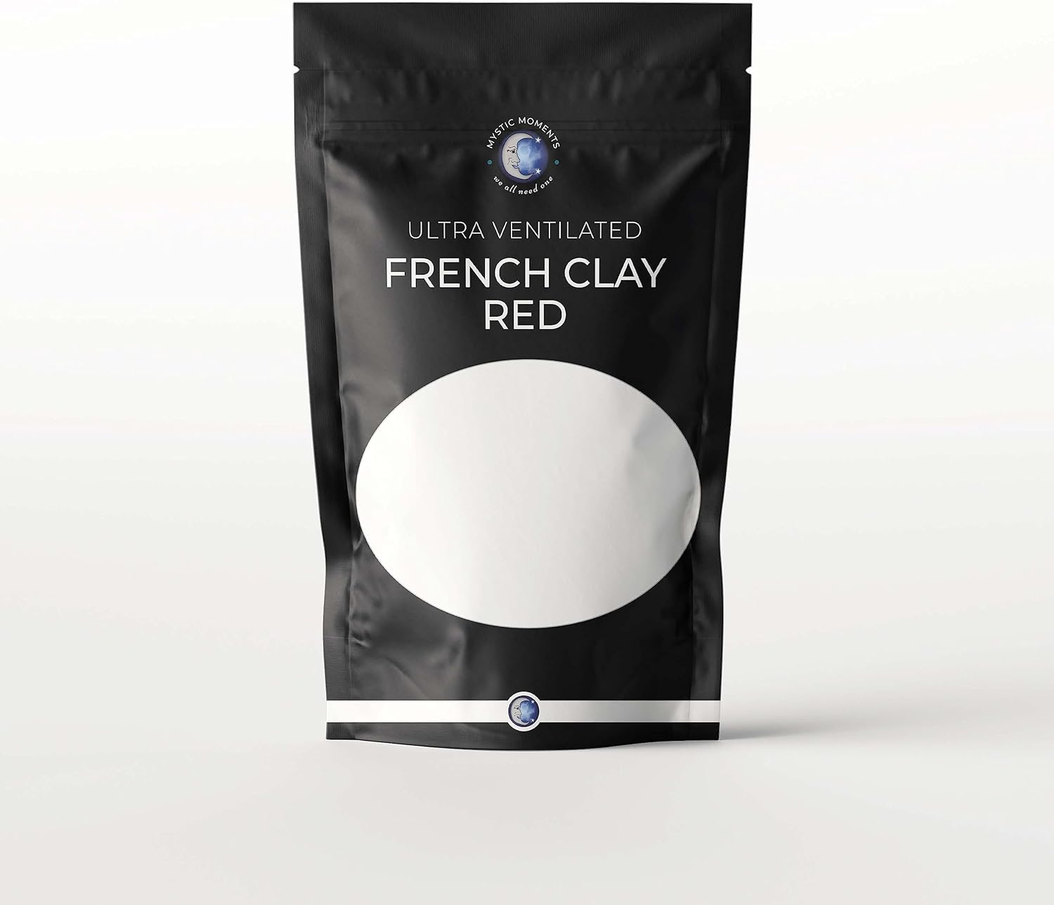 Mystic Moments | Red Ultra Ventilated French Natural Clay 500G - Pure & Natural Vegan Gmo Free