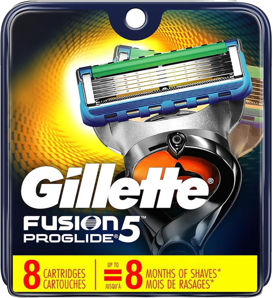 Gillette Fusion5 ProGlide Men's Razor Blades, 8 Blade Refills (Packaging May Vary) : Beauty & Personal Care