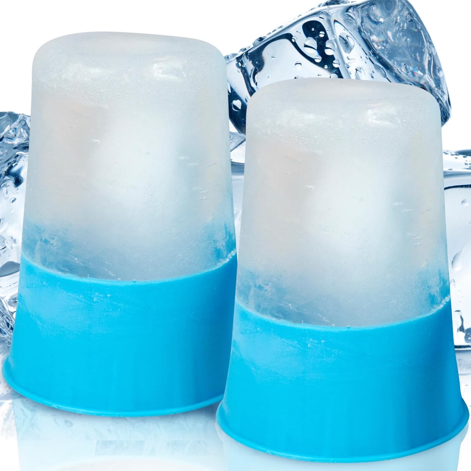 Arctic Flex Ice Massage Therapy Cups (2 Pack) - Cold Roller Tool for I