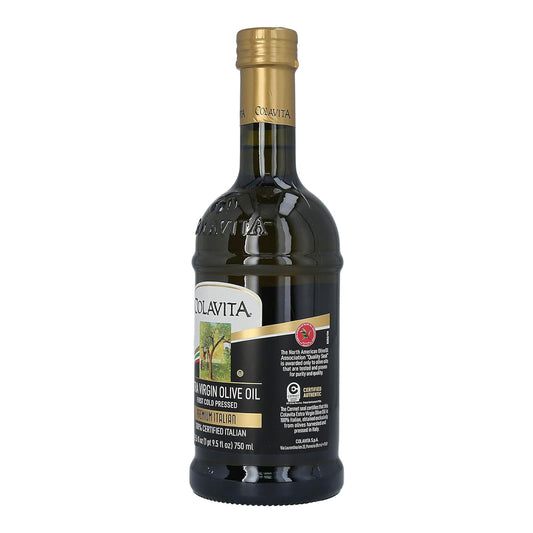 Colavita Premium Italian Extra Virgin Olive Oil, 25.5 fl. oz., Glass Bottle