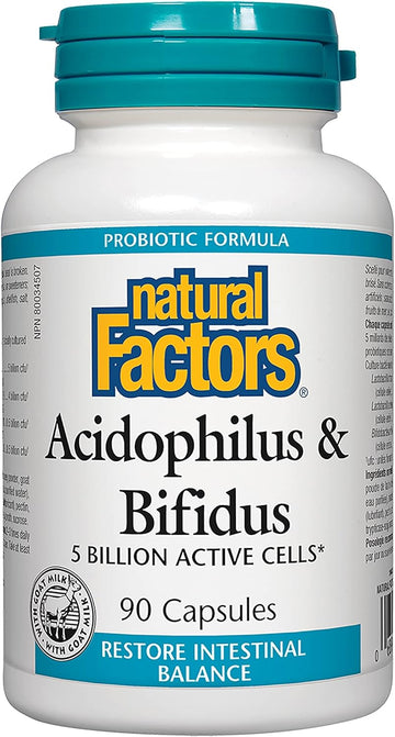 Acidophilus and Bifidus with Goat's Milk 90 Capsules