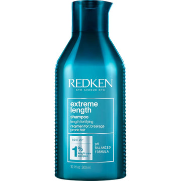 Redken Extreme Length Shampoo | Infused With Biotin | For Hair Growth | Prevents Breakage & Strengthens Hair