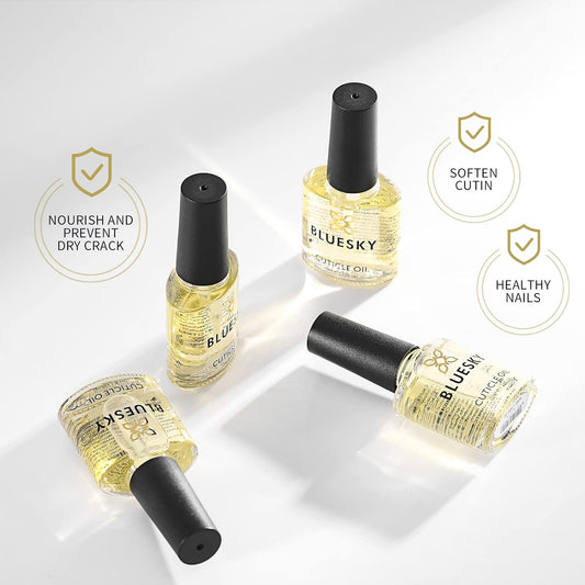 Bluesky Cuticle Oil For Nails, Sweet Almond Nail Cuticle Oil, Nourishing, Hydrating, Healthy Nails, Essential Nail Care, 10Ml