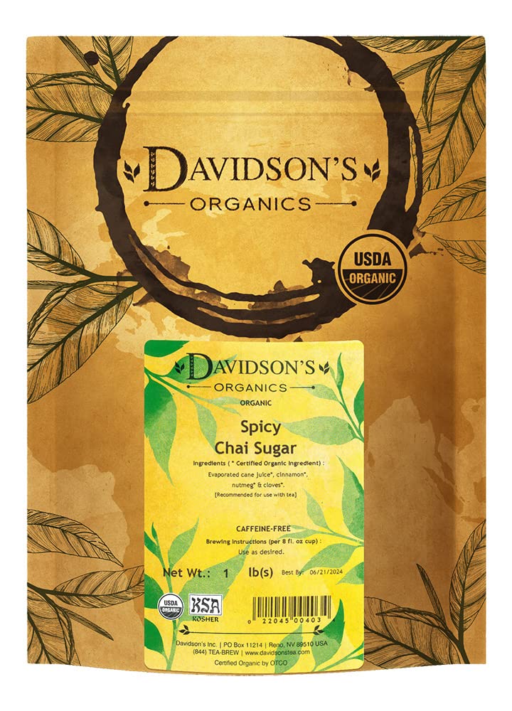 Davidson'S Tea Bulk, Spicy Chai Sugar, 16-Ounce Bag