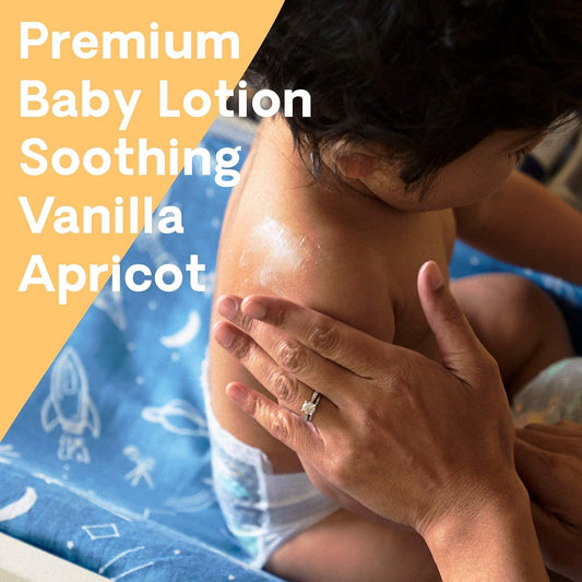 Hello Bello Premium Baby Lotion I Vegan and Cruelty Free Moisturizing, Non-Greasy Lotion for Babies and Kids I Vanilla Apricot Scent I 17 FL Oz (2 Packs of 8.5oz)