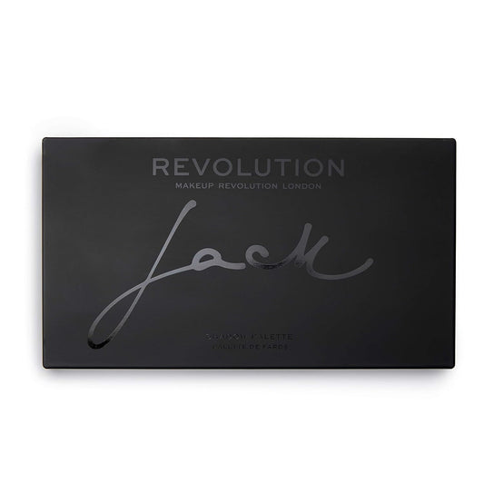 Makeup Revolution X Jack Eyeshadow Palette, Matte & Shimmer, Intense Colors, 20 Shades, Cruelty-Free, 0.45 Oz