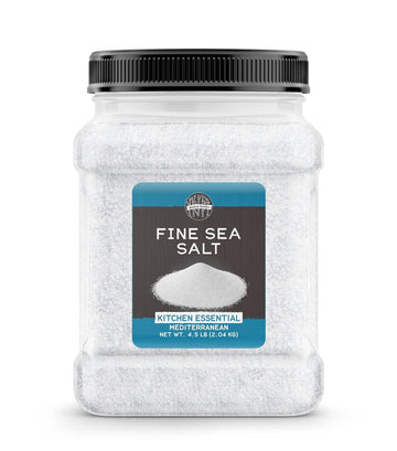 Birch & Meadow 4.5 Lb Of Fine Sea Salt, Kitchen Essential, Mediterranean