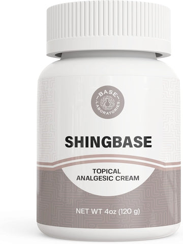 Base Laboratories Shingbase Cream | Treatment & Pain Relief Cream | Lidocaine Pain Relief Relieving Balm Ointment - Ease And Treat Nerve Pain And More | 4Oz