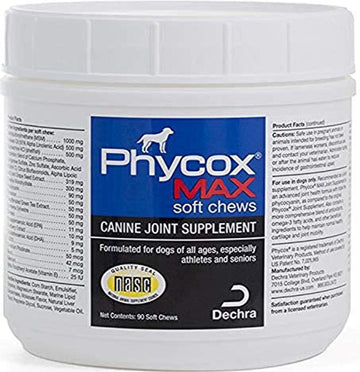 DechraSupply Phycox MAX Soft Chews, Joint Supplement for Dogs (90ct)